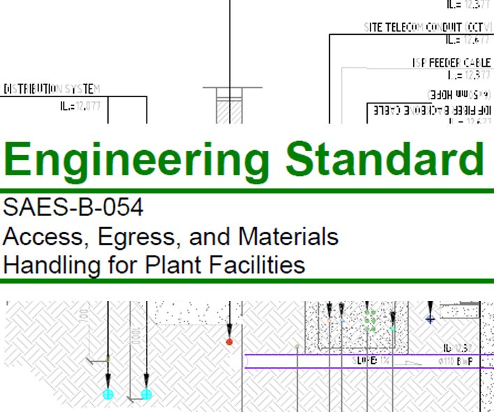 Download Engineering Standard | SAES-B-054 Access, Egress, And ...